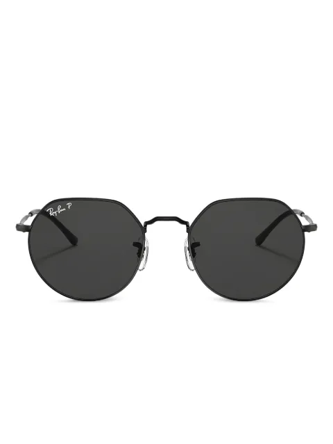 Ray-Ban round-frame sunglasses Black RB3565
