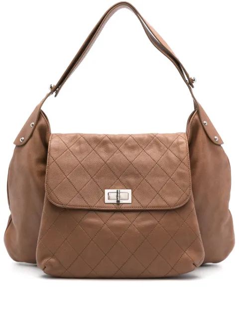 CHANEL Pre-Owned 2008-2009 leather tote bag Brown CH2500EN