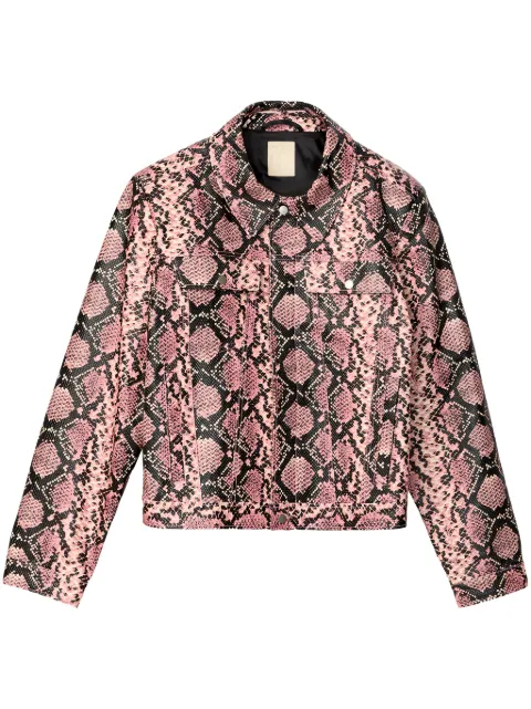CamperLab leather jacket Pink AU00023002
