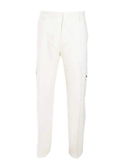 Off-White slim-cut cargo trousers White OMCO039S25FAB002
