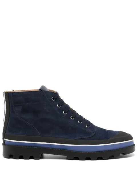Valentino Garavani round toe boots Blue YS0966UVS