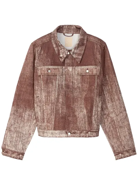 CamperLab distressed denim jacket Red AU00021003