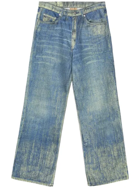 CamperLab distressed straight-jeans Blue AU00022002