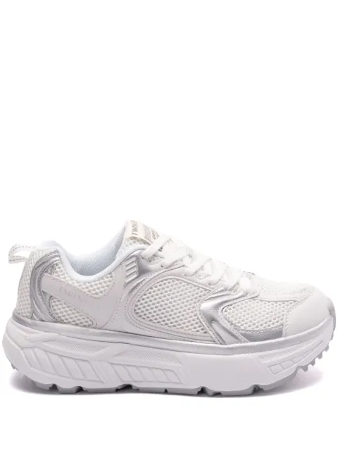 TWINSET mesh-panelled sneakers White 251TCP030