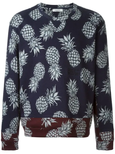 Valentino Garavani printed sweatshirt Blue VMF04F38M
