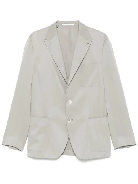 Eleventy single-breasted blazer Green K75GIAK03TES0K050