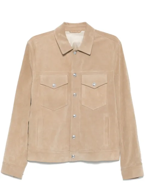 Eleventy suede jacket Neutrals K75GBTK31PEL0K036
