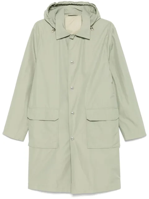 Eleventy hooded trench coat Green K75SPOK01TES0K084