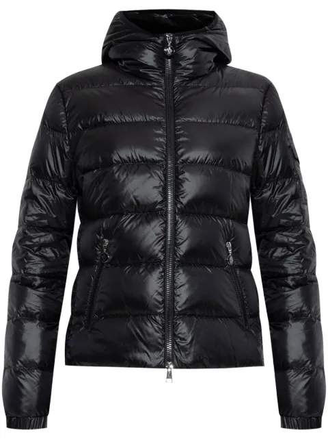 Moncler Glesse hooded short down jacket Black K10931A00074595ZZ