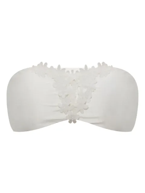 Cult Gaia Ursula bikini top White BT3803TR1684