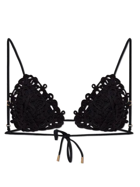 Cult Gaia knitted bikini top Black BT1188TR1684