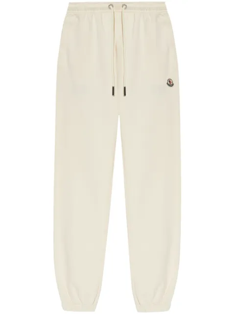 Moncler logo-patch track pants Neutrals K10938H0000989A1K
