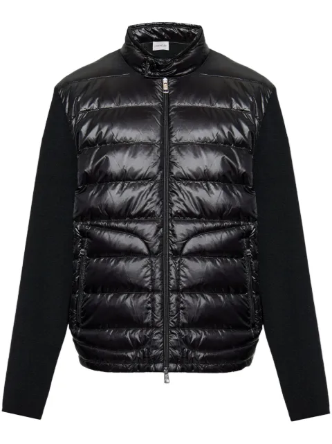 Moncler padded wool jacket Black L10919B00018M1131