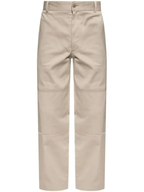 Moncler gabardine trousers Neutrals K10912A0000657583