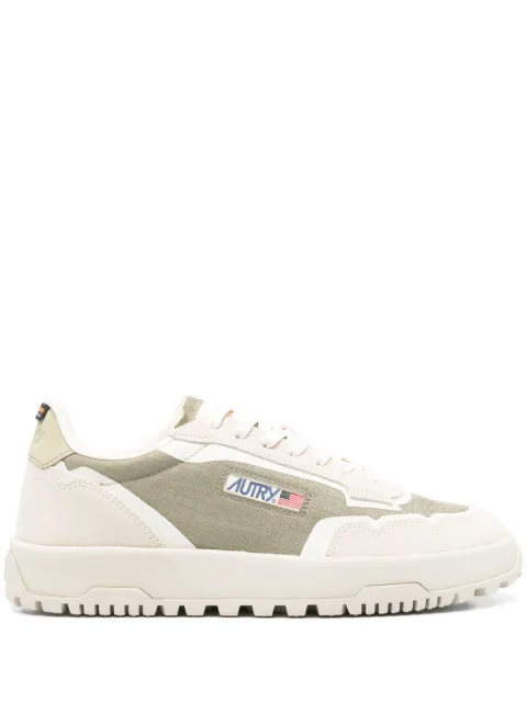 Autry Wildpace suede-panel sneakers Neutrals LDLMCO03