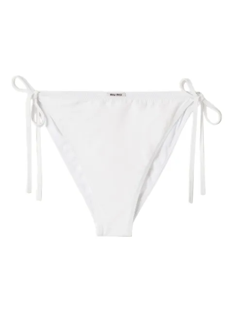 Miu Miu jersey bikini bottoms White MCO236SOOO131E