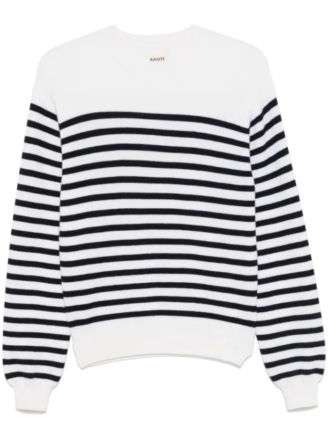 KHAITE striped sweater Neutrals 9305648468