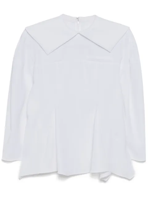 Enföld sewing detail blouse White 300IS2300481