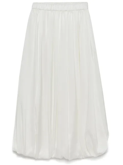 Enföld pleated skirt White 300IS1310061