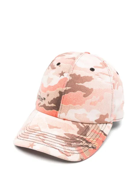 Off-White camou drill cap Orange OMLA04AZ25DEN0012300
