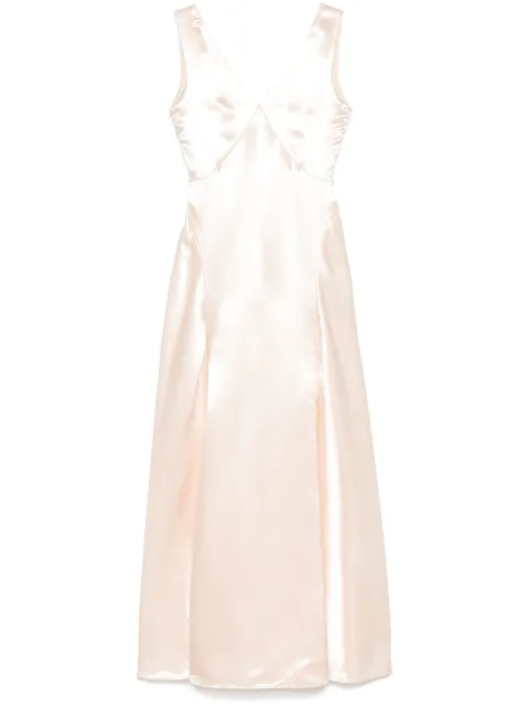 Philosophy Di Lorenzo Serafini satin-finish maxi skirt Pink A04350721