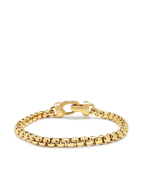Nialaya Jewelry 5mm Gold Box Chain Classic bracelet Gold MSP076