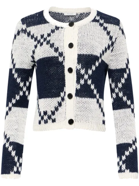 JW Anderson Fairisle cardigan White KW1411YN0439