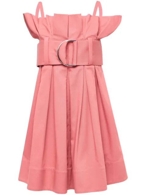 JW Anderson belted pleated mini dress Pink DR0480PG1763