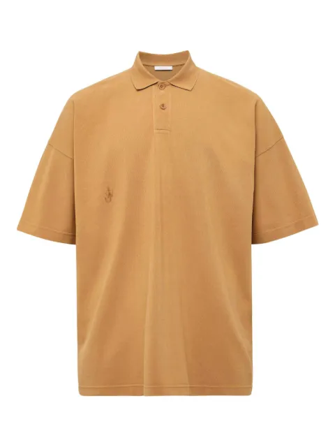 JW Anderson anchor-print polo shirt Brown JO0269PG1808