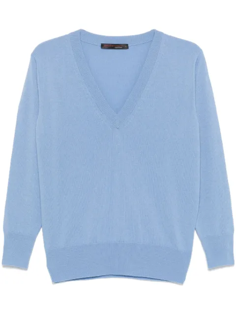 Incentive! Cashmere Ginan sweater Blue GINA05PCA