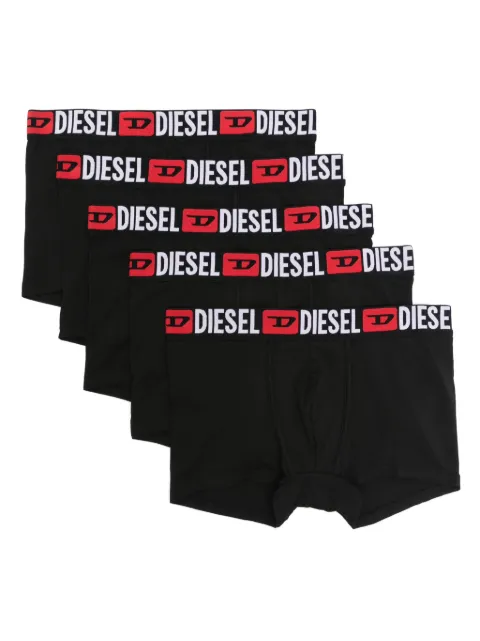Diesel five-pack of mix-colour boxer briefs Black 00SUAG0DDAI