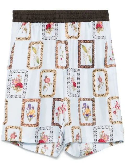 Pierre-Louis Mascia silk shorts Blue ALOEGOTSPN11765