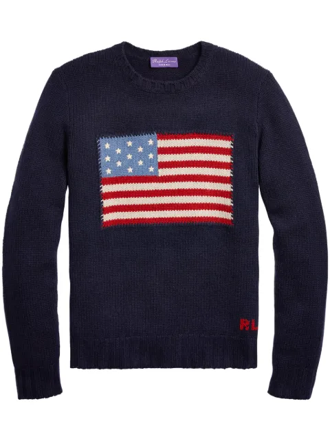 Ralph Lauren Purple Label Flag sweater Blue 790936976001