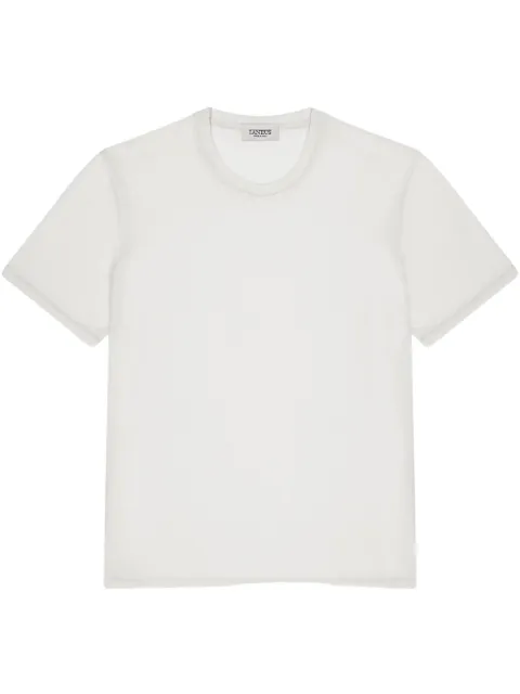 Laneus cotton t-shirt White S5LAMATH049