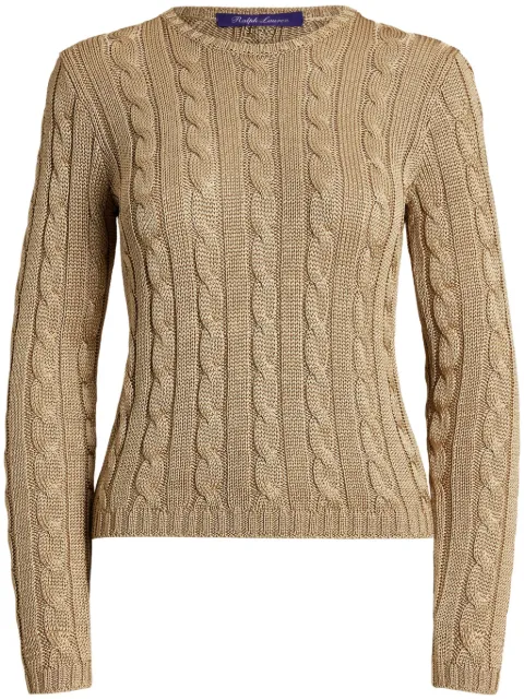 Ralph Lauren Collection silk sweater Neutrals 290900054026
