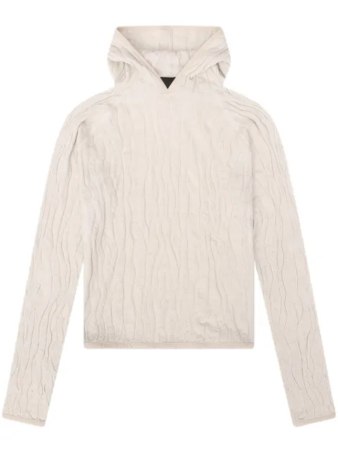 HELIOT EMIL Sortsol hoodie Neutrals PRESS25M07070
