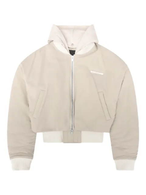 HELIOT EMIL cropped jacket Neutrals PRESS25M02100ST18CO