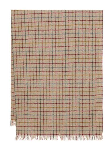 Valentino Garavani Pre-Owned 1980s checked scarf Neutrals VA350DFA