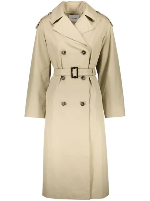 Yves Salomon cotton gabardine trench coat Neutrals 25EYM02415GACO