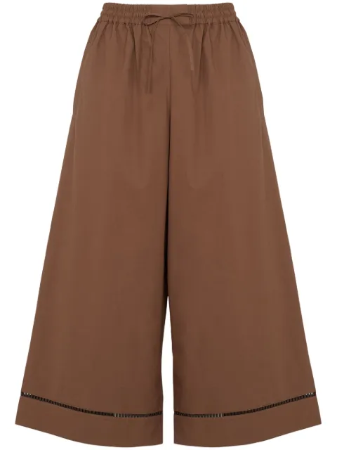 Yves Salomon cropped trousers Brown 25EYP022XXCOAP