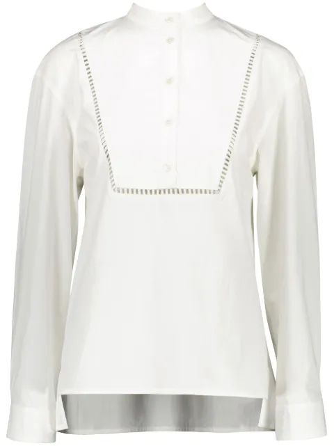 Yves Salomon poplin blouse White 25EYH02166COAP