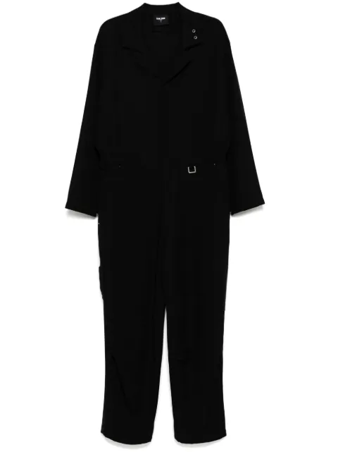 TEAM WANG design Choices long sleeves jumpsuit Black TWFW24A057