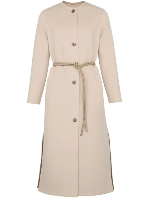 Yves Salomon cashmere-blend coat Neutrals 24EYM04227CATL