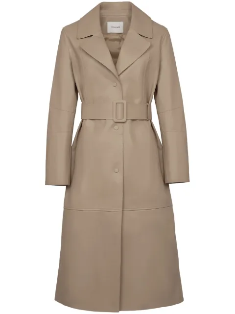 Yves Salomon leather trenchcoat Neutrals 24EYM20315APXX