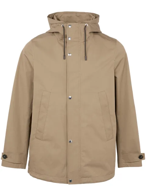 Yves Salomon hooded jacket Brown 24EHV02977COXW