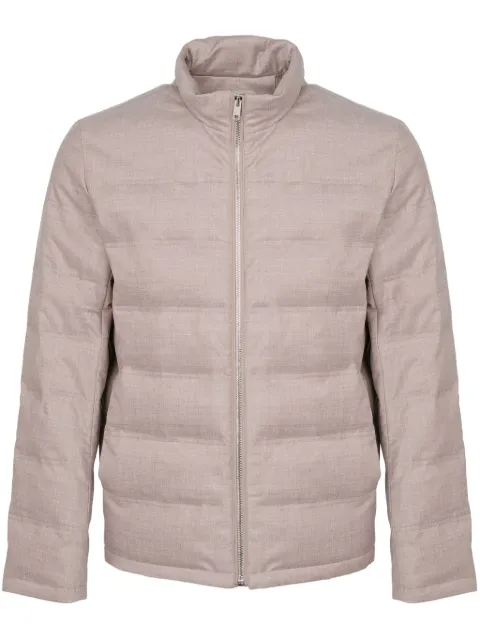 Yves Salomon padded jacket Grey 25EHV03068B11W