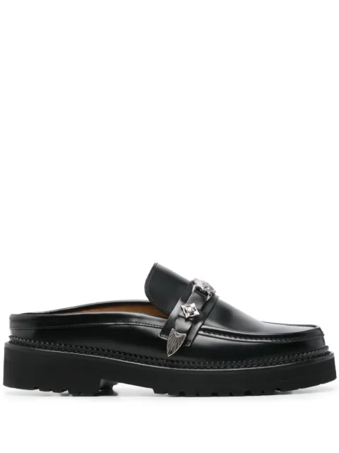 Toga Virilis leather loafers Black FTVRM138909021
