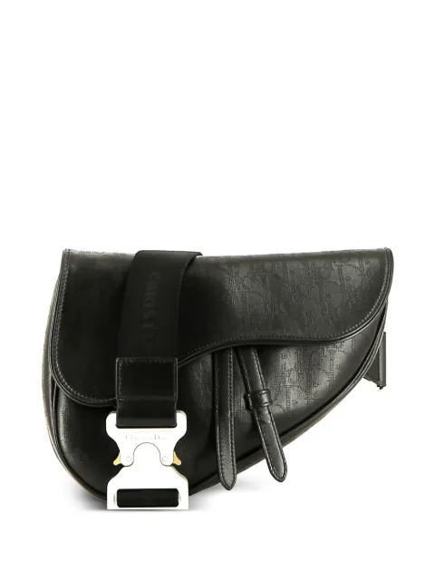Christian Dior Pre-Owned 2020s Saddle Galaxy shoulder bag Black 394839