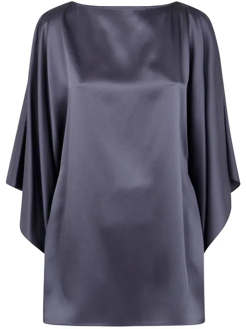 Lanvin lightweight kaftan top Grey RWTO00543421P25