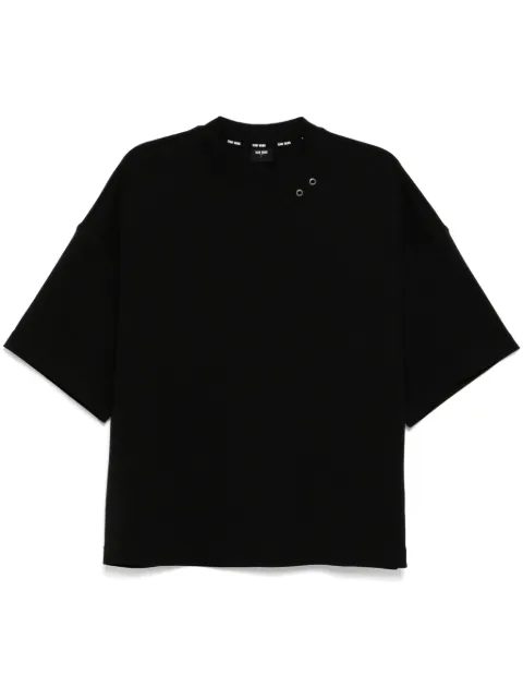 TEAM WANG design Choices cropped T-shirt Black TWFW24A086